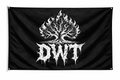 DWT Burning Bush Metallic Drip Flag