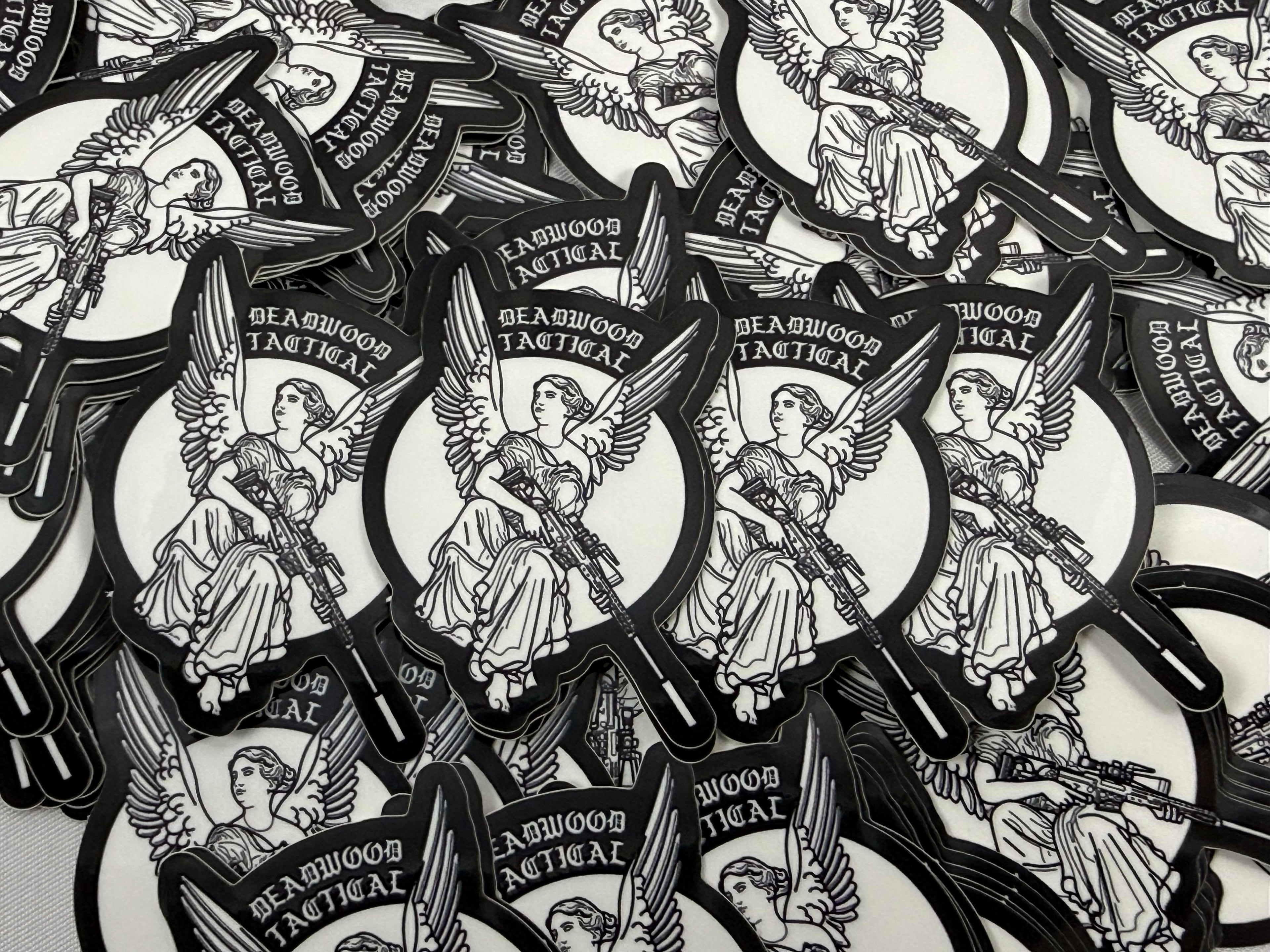 Small Mil Angel sticker