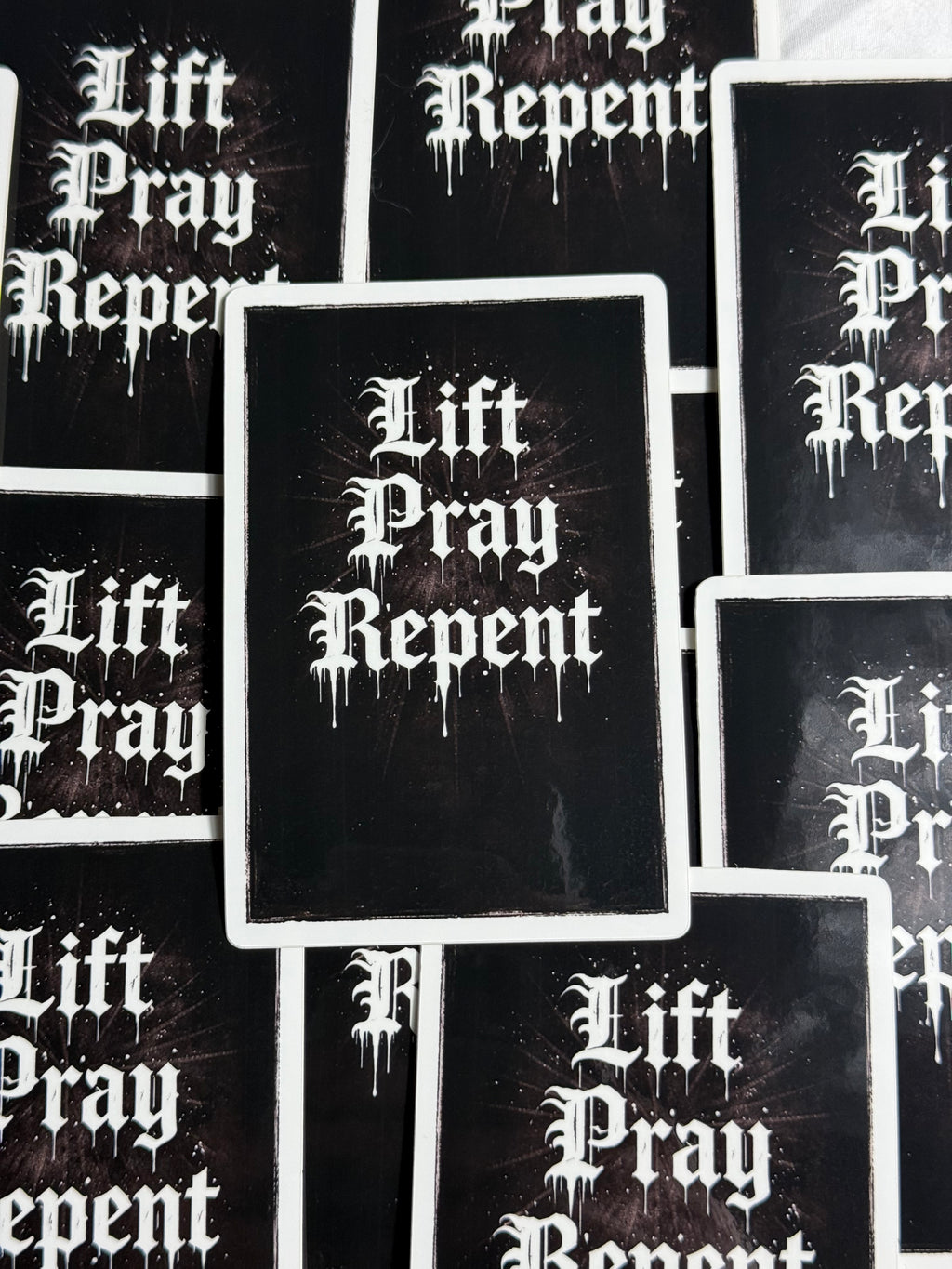 Lift Pray Repent (Dark Edition) Sticker