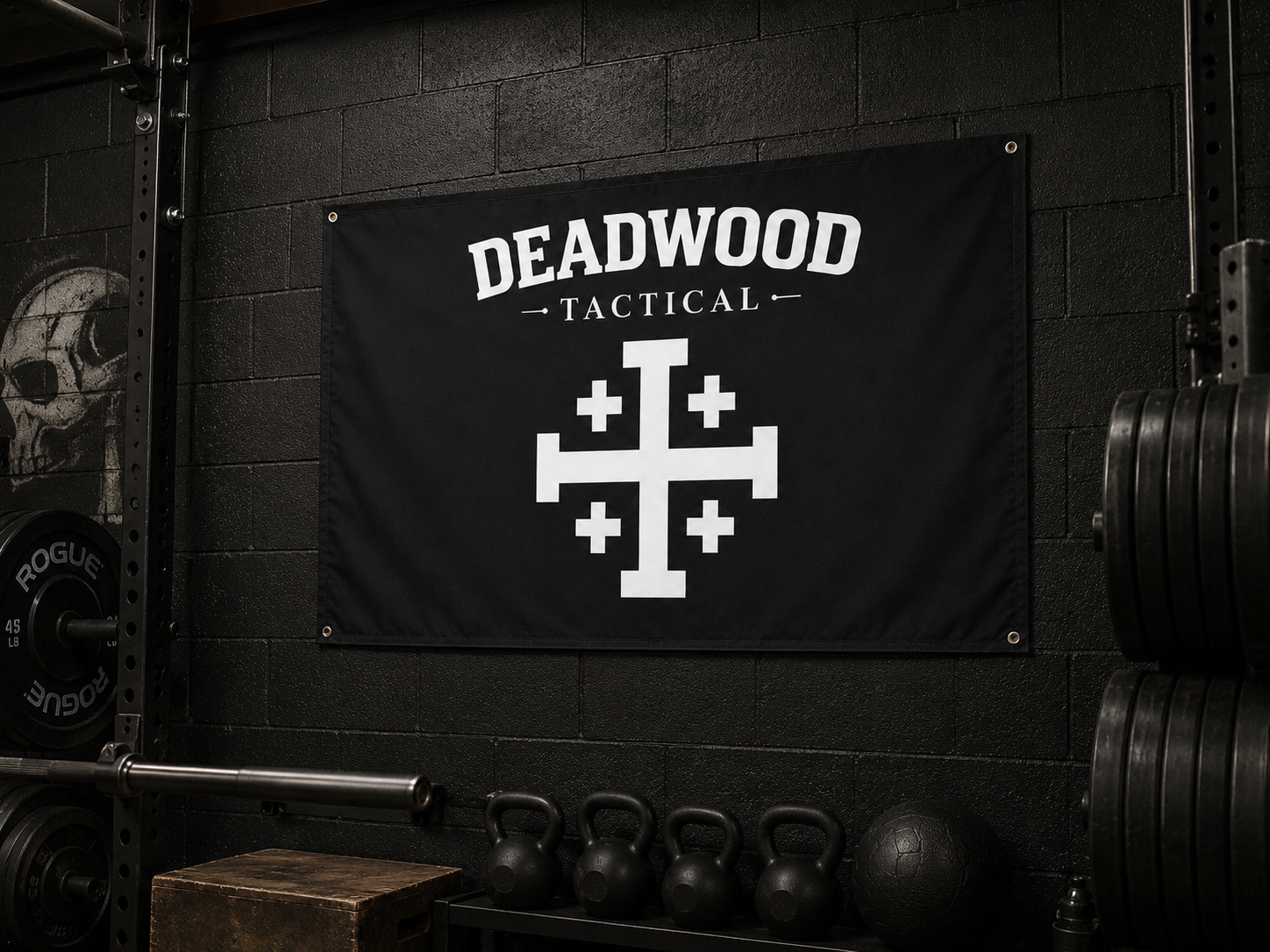 Deadwood Tactical Jerusalem Cross Flag
