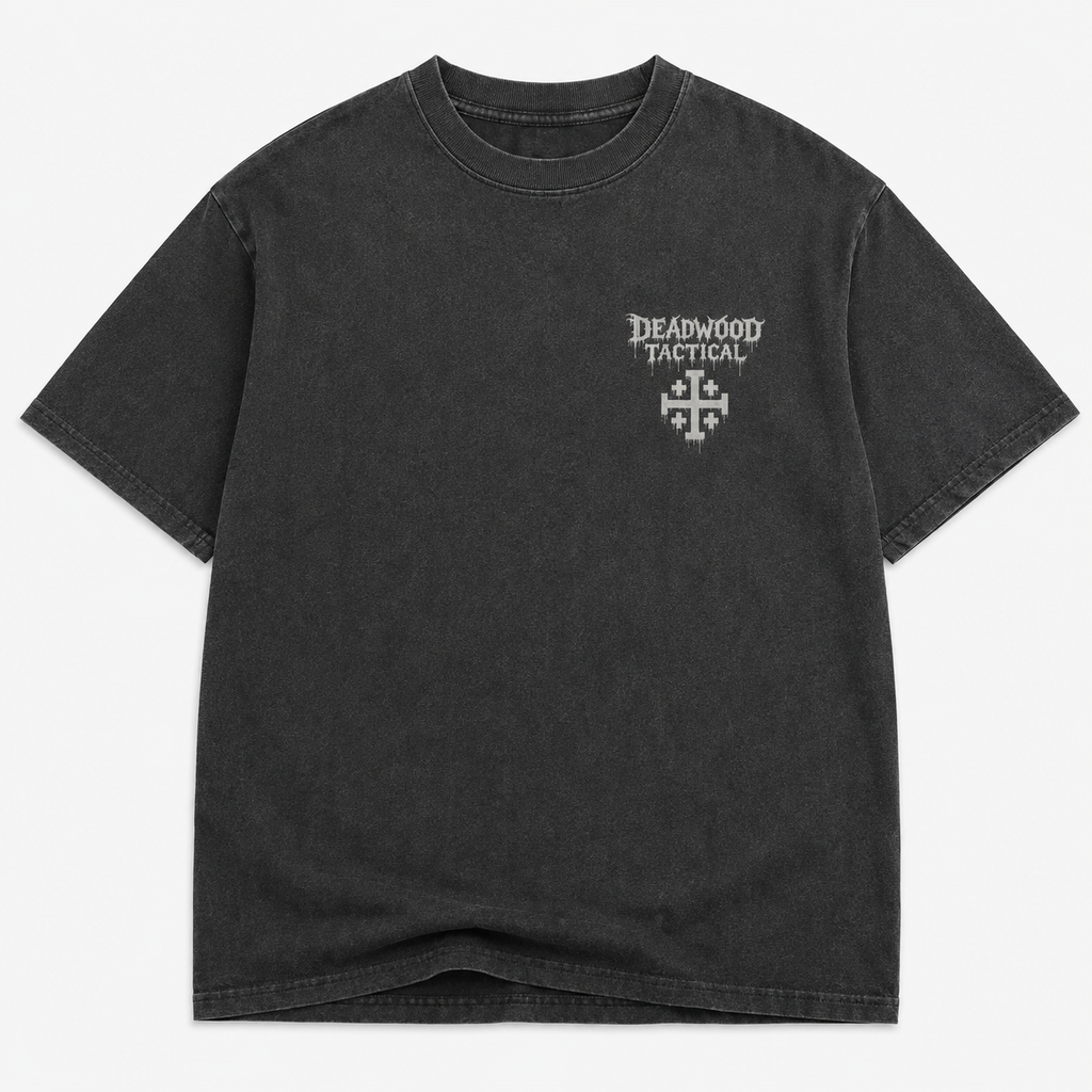 Lift. Pray. Repent. Washed Black Tee
