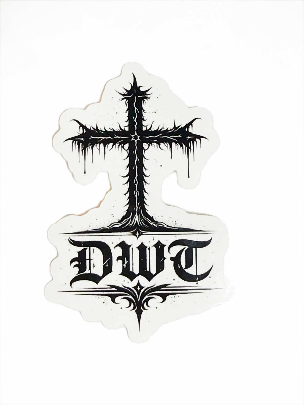 Deadwood Cross Emblem Sticker