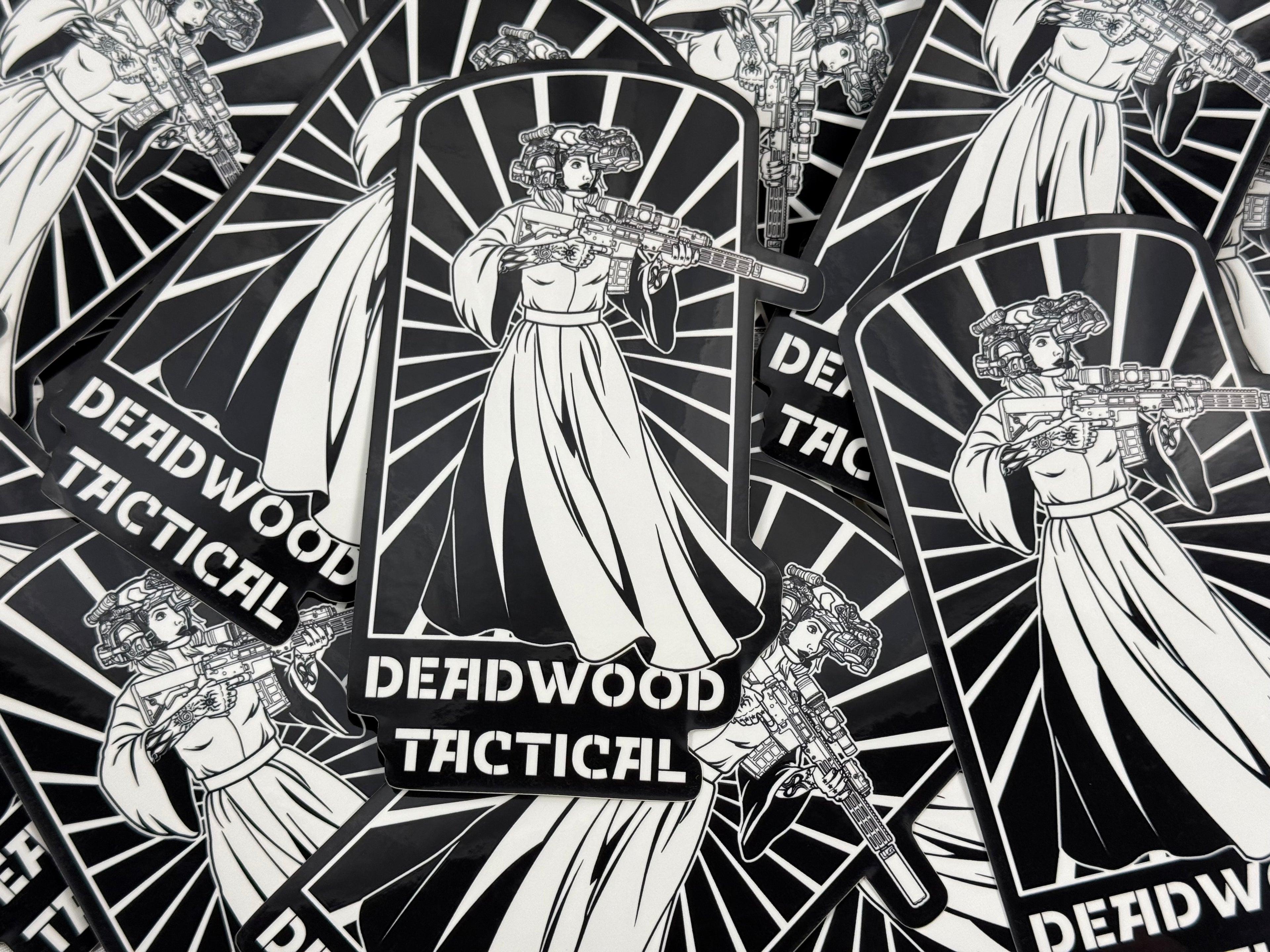 Large Tactical Lady Sticker