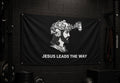 Jesus Leads The Way Flag