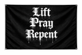 Lift Pray Repent Flag