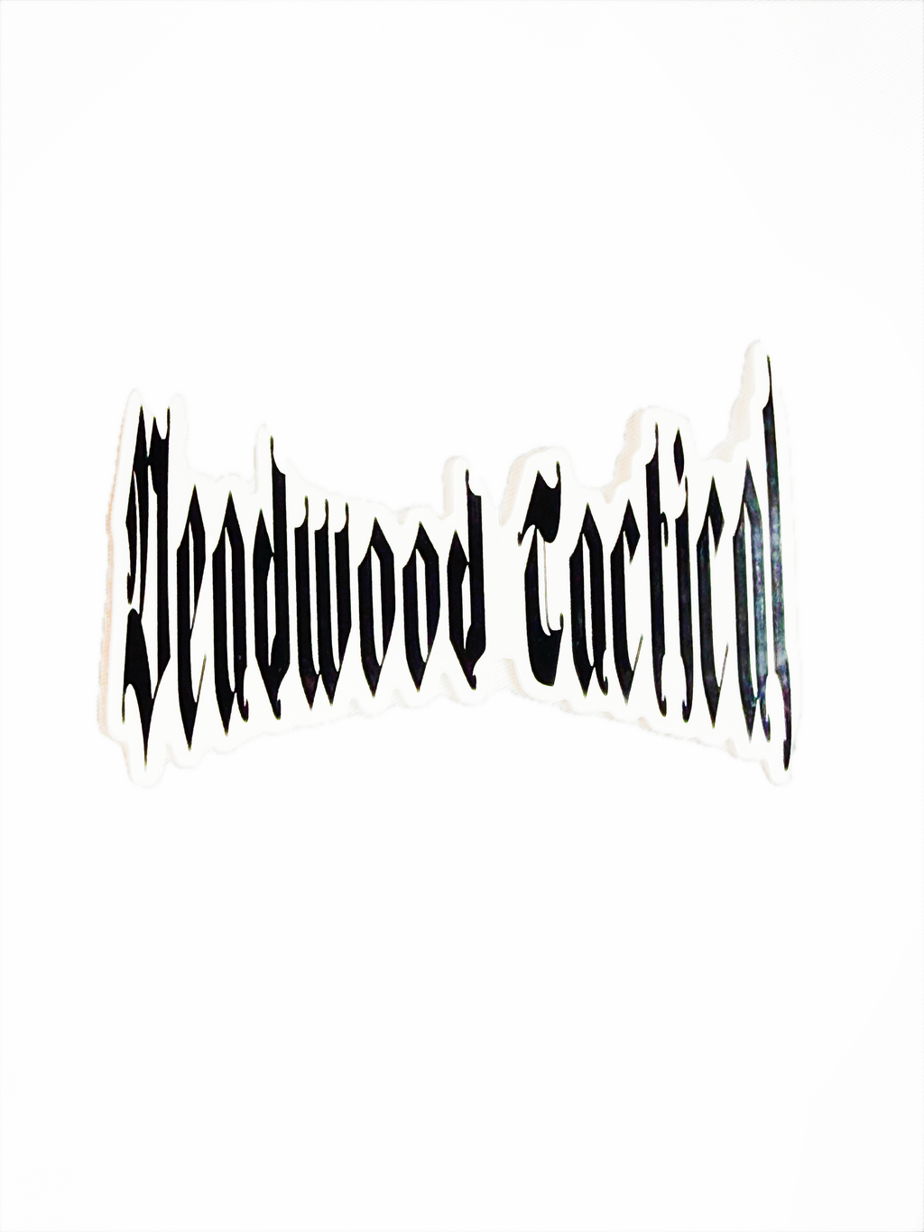 Deadwood Tactical Gothic Script Sticker