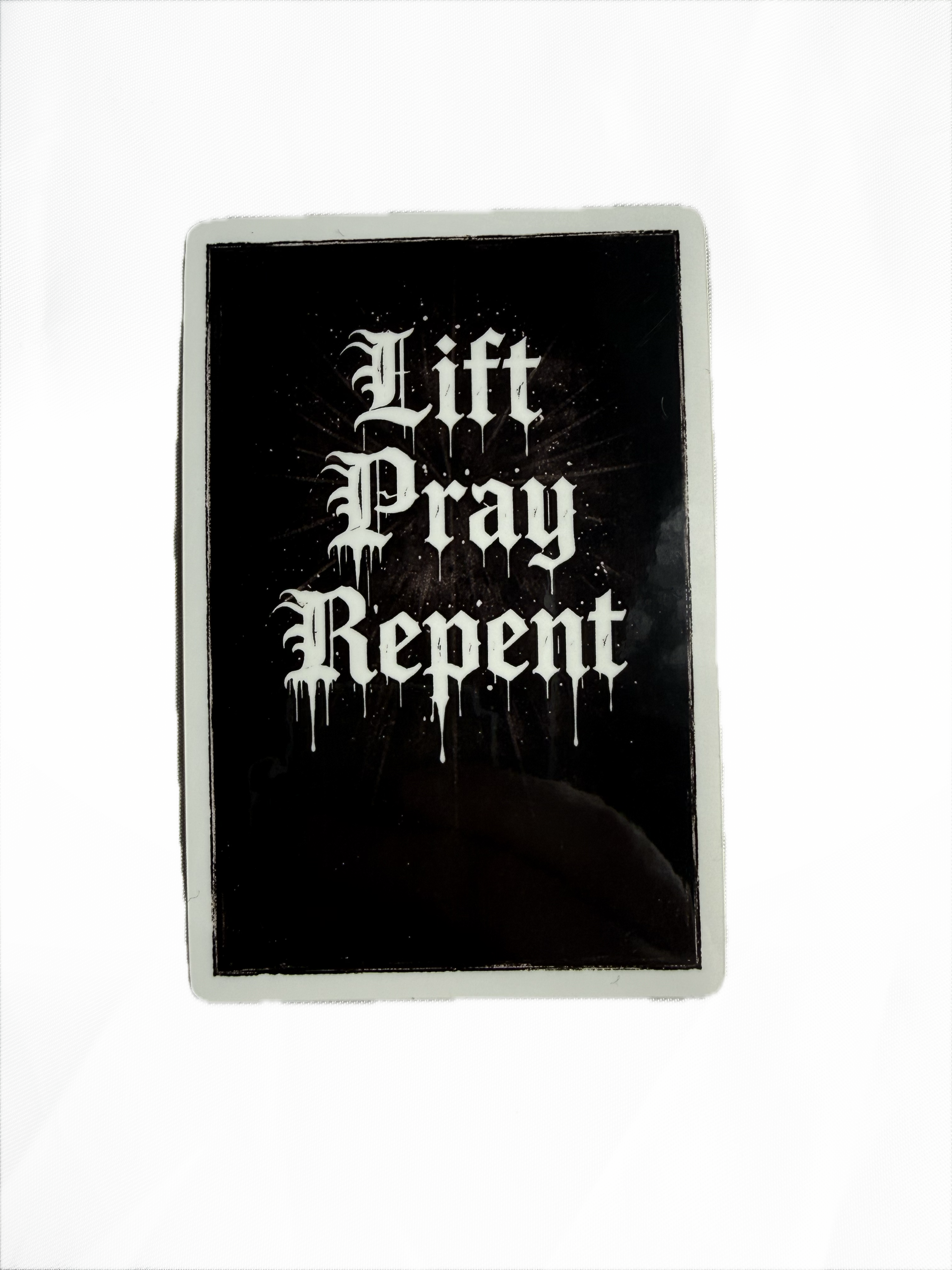 Lift Pray Repent (Dark Edition) Sticker