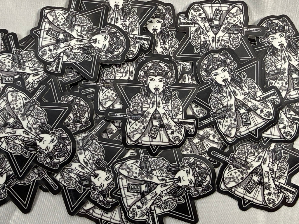 Small "Tactical Prayer Girl" Sticker