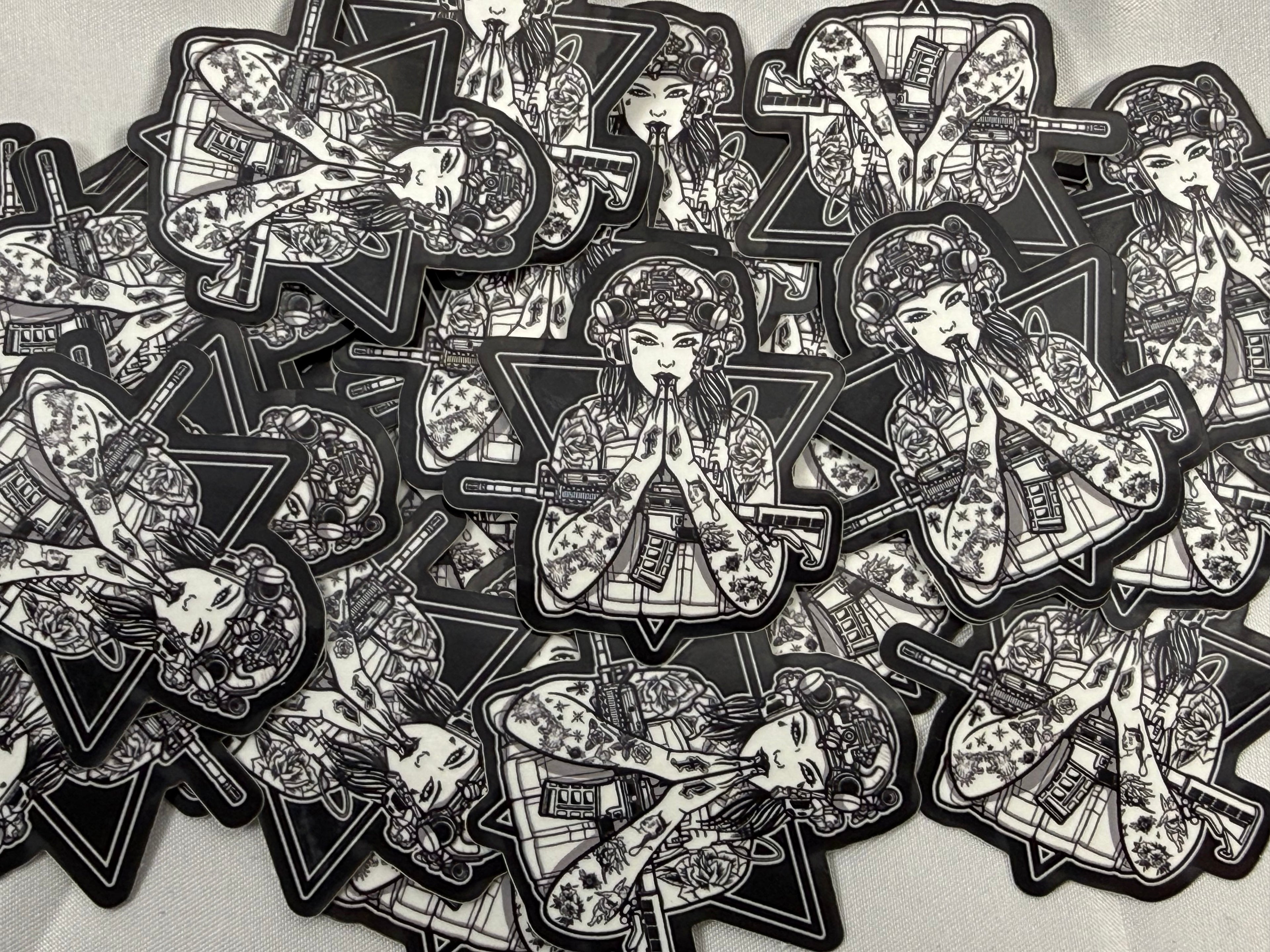 Small "Tactical Prayer Girl" Sticker