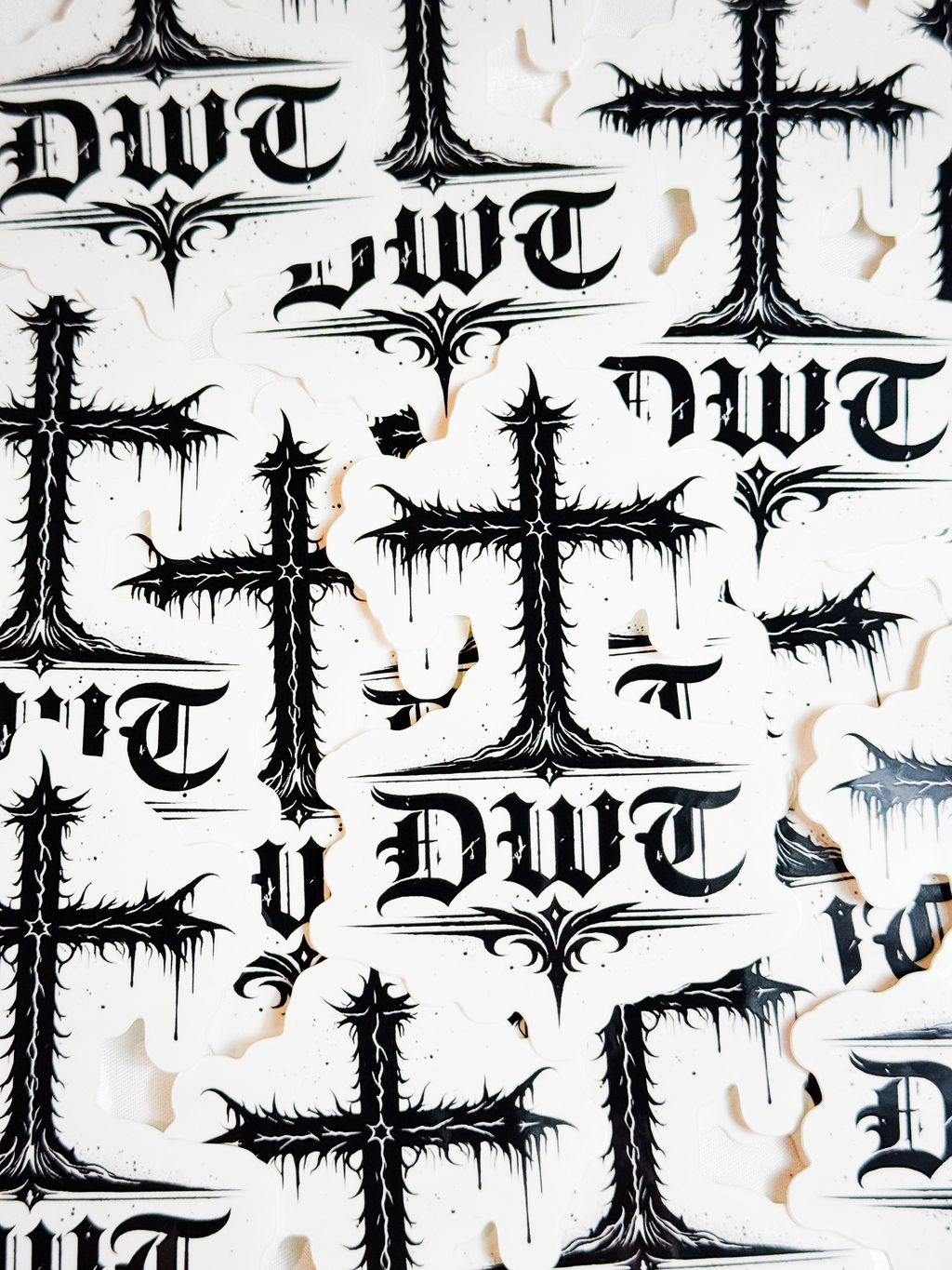 Deadwood Cross Emblem Sticker