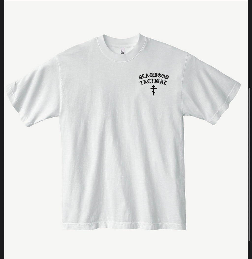 Oversized King Baldwin IV Tee - White