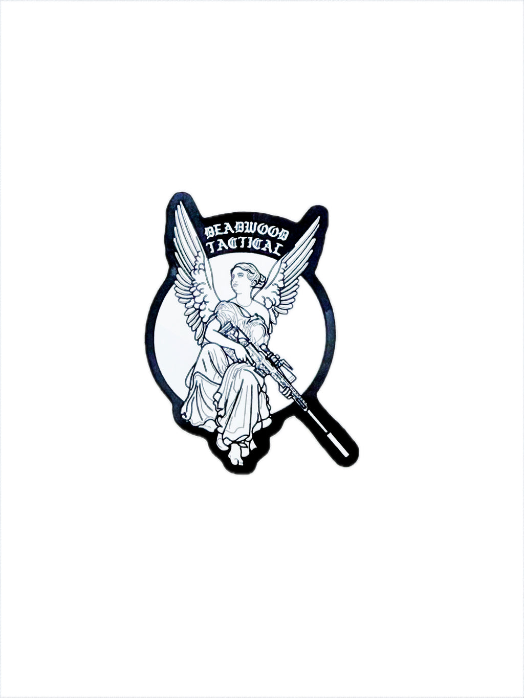 Small Mil Angel sticker