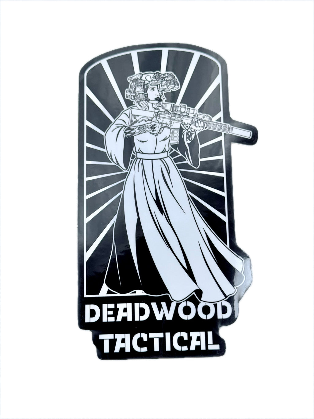 Large Tactical Lady Sticker