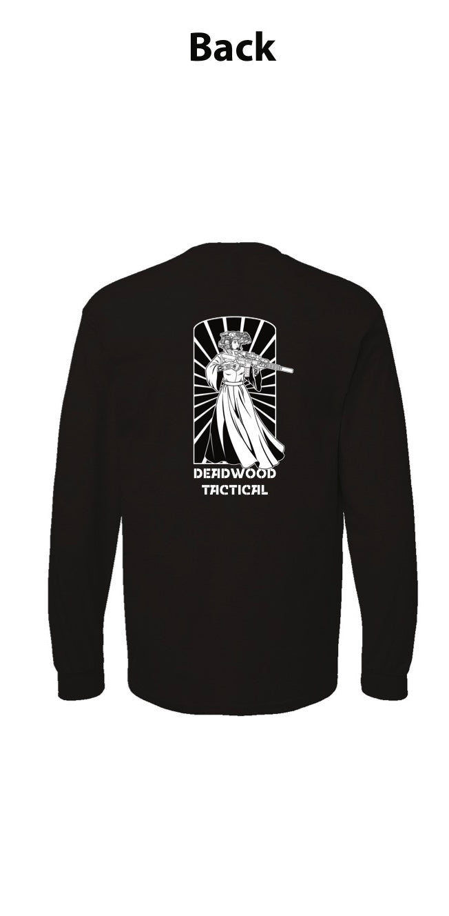 "Tactical Lady" Heavy Cotton Long-Sleeve T-Shirt